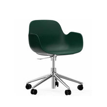 Load image into Gallery viewer, Normann Copenhagen Form Armchair Swivel on Castors, Green - Ex Showroom
