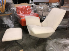 Load image into Gallery viewer, HNI HBF Dialogue Lounge Chair and Ottoman, Cream - Ex Showroom

