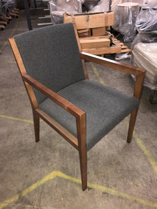 HNI Gunlocke Savor Guest Chair, Grey - Ex Showroom